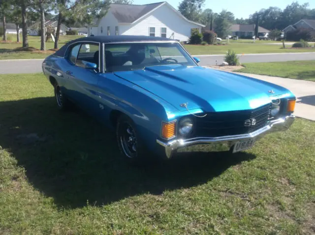 1972 chevelle ss 454 muscle car show and all go! hot rod!