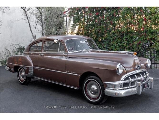 1950 pontiac streamliner in beverly hills, california