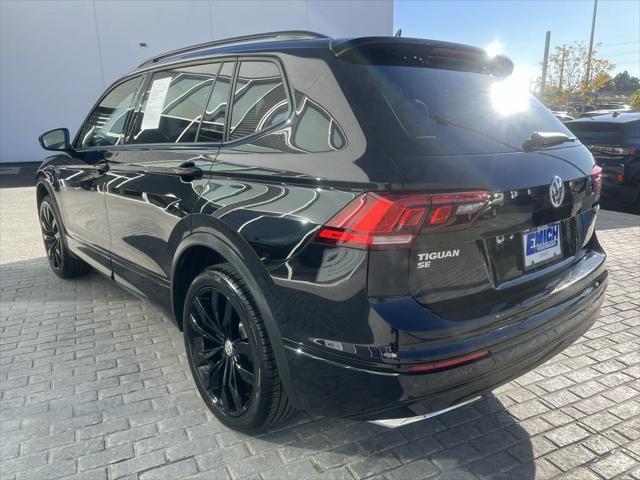 2021 volkswagen tiguan 2.0t se r-line black 4motion