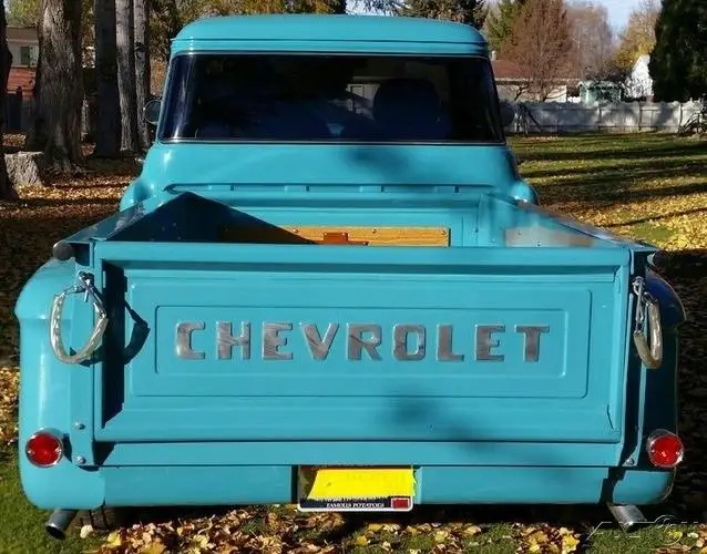 1955 chevrolet 3100 pickup truck, 350 v8, 3-speed auto trans, less than 200 mile