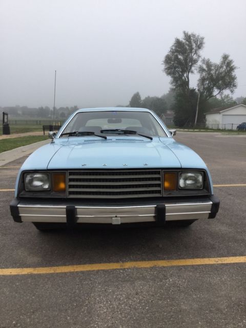1979 ford pinto 39k original miles 2.3l 4 speed manual all original documents