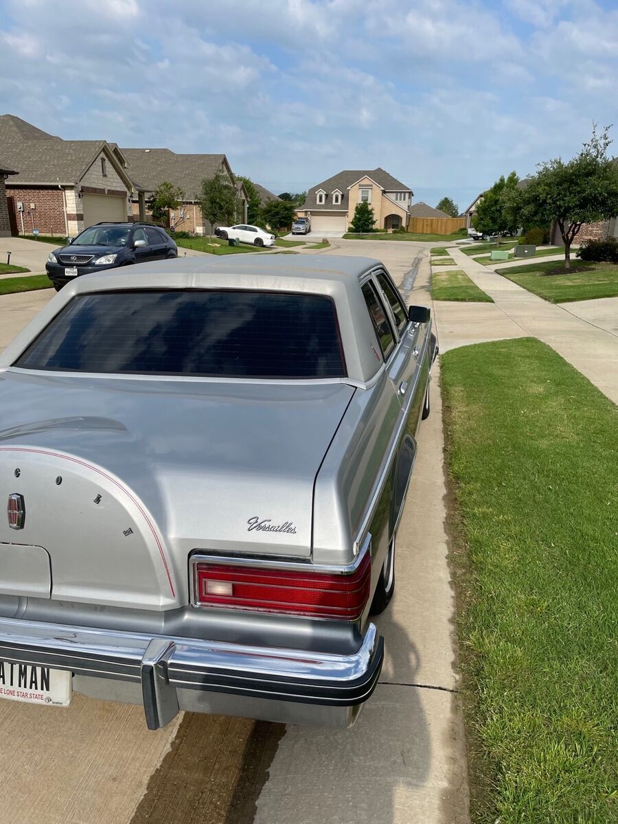 1977 lincoln versailles sedan grey