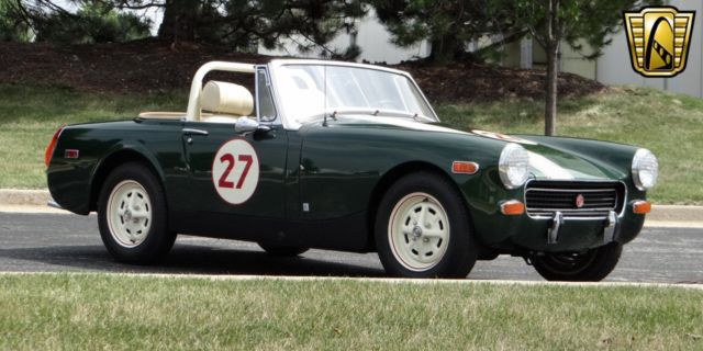 1974 mg midget 38953 miles green convertible 1275 cc 4-speed manual