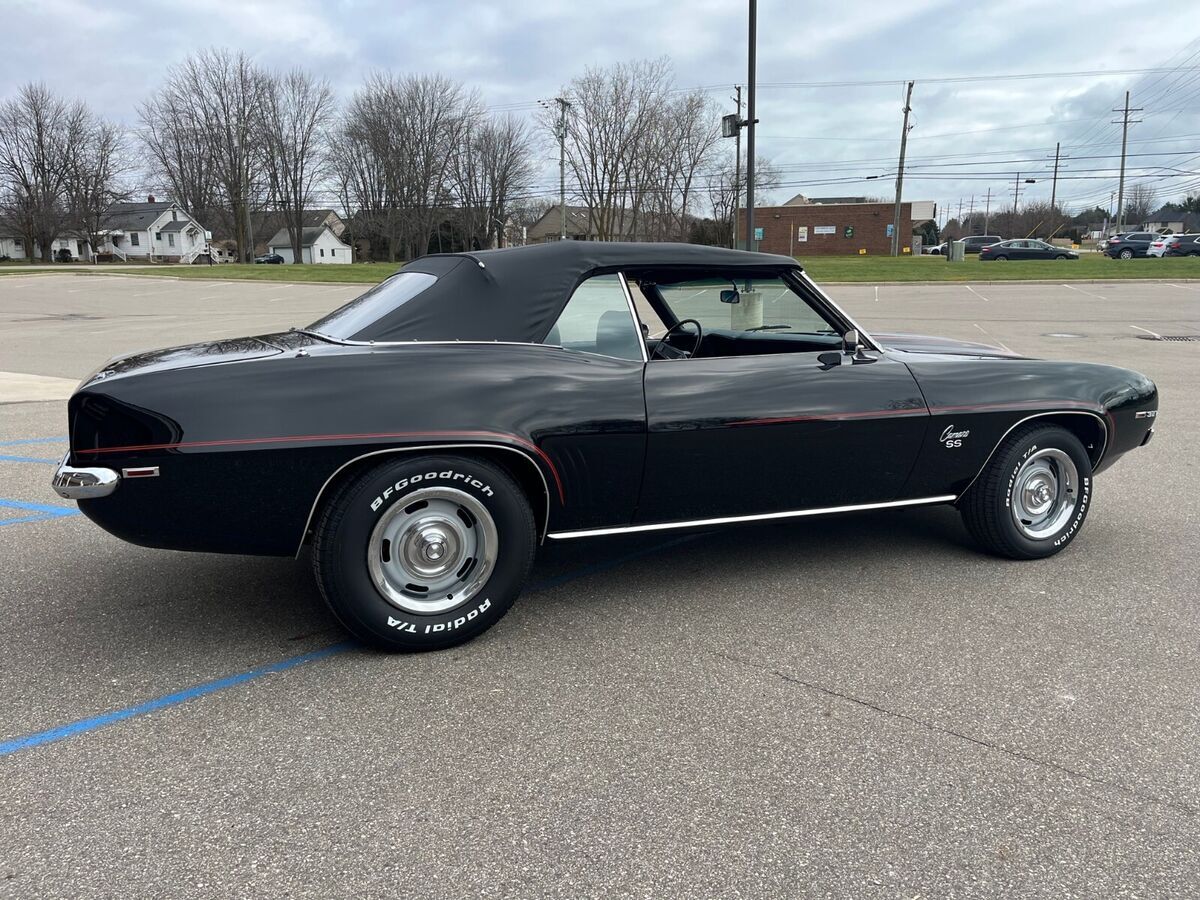 1969 camaro convertible ss clone small block automatic restored very sharp