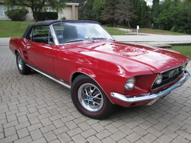 67 mustang gt convertible real s code 390 4 speed no rust no reserve