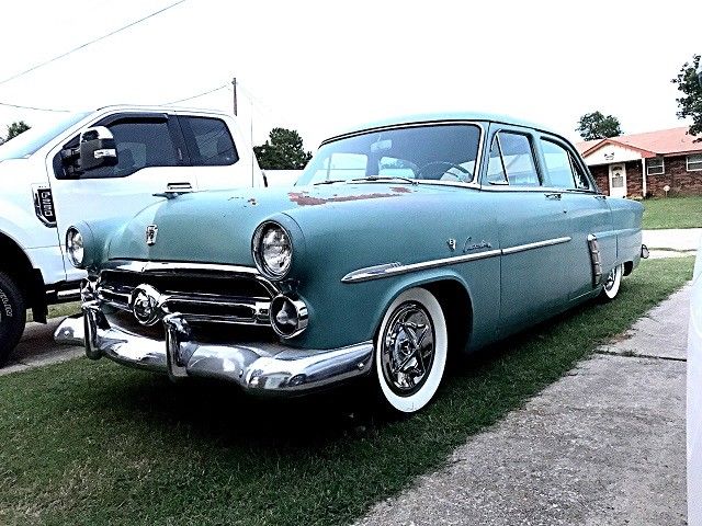 1952 52 ford customline v8 overdrive 37k miles oklahoma car great driver