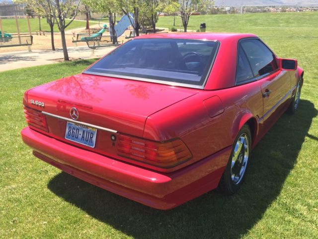 classic 1994 mercedes benz sl500 convertible/hardtop