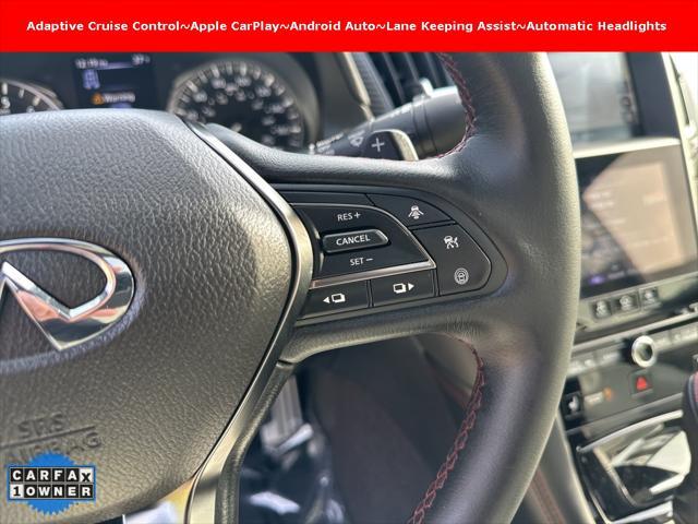 2021 infiniti q60 3.0t red sport 400
