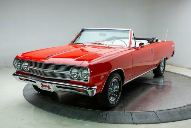 1965 chevrolet malibu ss 350 v8 convertible performance red