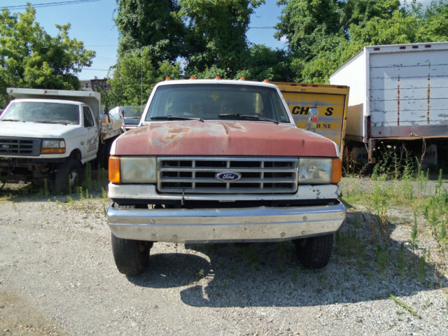 1990 ford f-super duty, 450, quigley 4x4 conversion, diesel, 5 speed