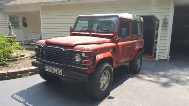1989 land rover defender 90, 2.5 turbo diesel, rhd, clear us title