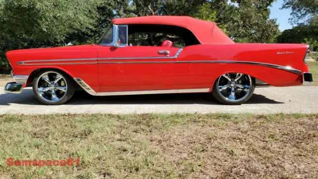 1956 chevy belair convertible restomod ls3 6 speed automatic