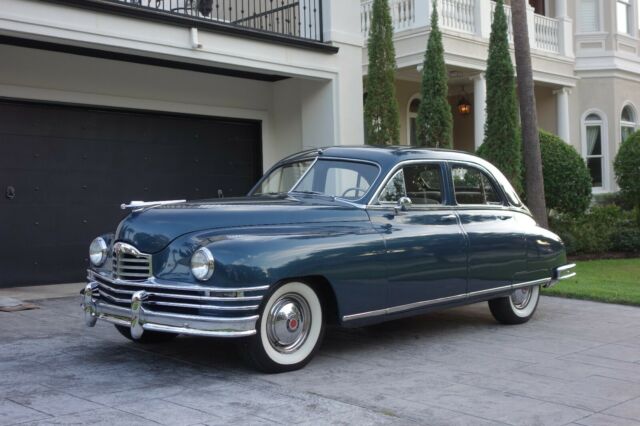 1949 packard super 8 sedan, 288 straight 8, 3 speed manual shift w/overdrive