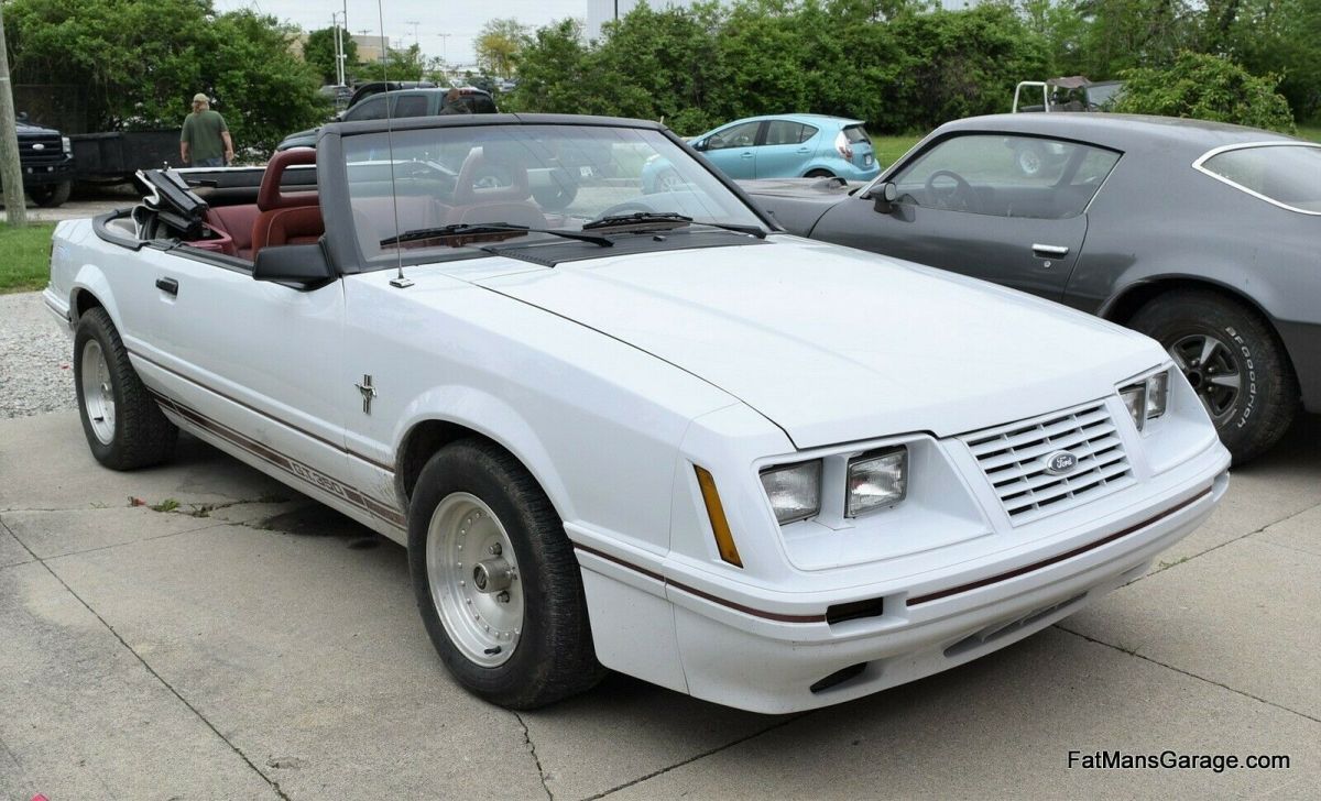 1984 ford mustang gt gt350 convertible 20th anniversary edition