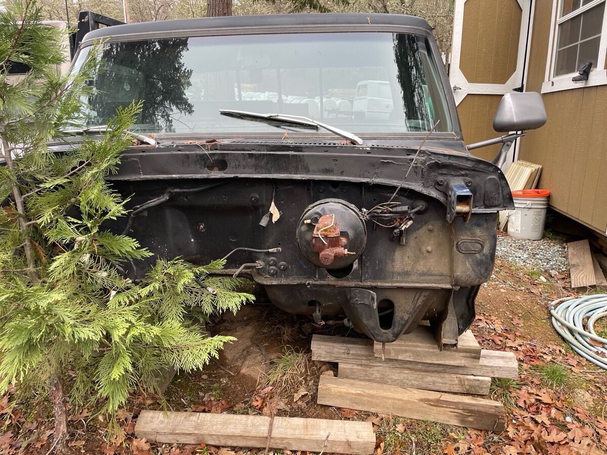 1973 ford f250 pickup black 4wd manual