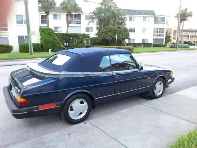 1993 saab 900 turbo convertible - florida car - cold ac - auto - restored