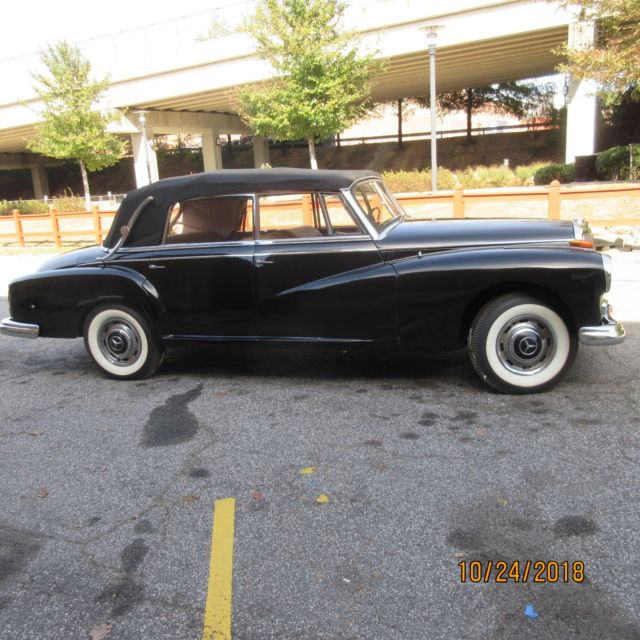 mercedes benz 1958 300d sedan converted to convertible