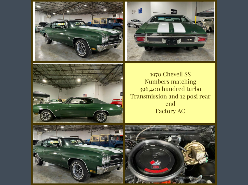 1970 chevrolet chevelle ss