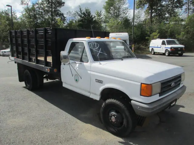 1988 ford f-350 stake body 4 wd with liftgate 15k miles-govt. surplus-virginia