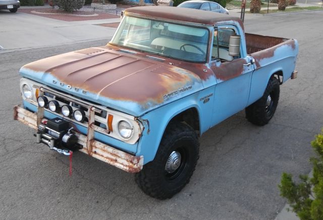 1968 dodge power wagon 4x4 rat rod