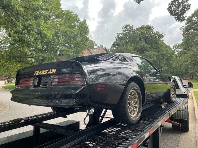 1977 pontiac trans am coupe black rwd automatic 6.6litre