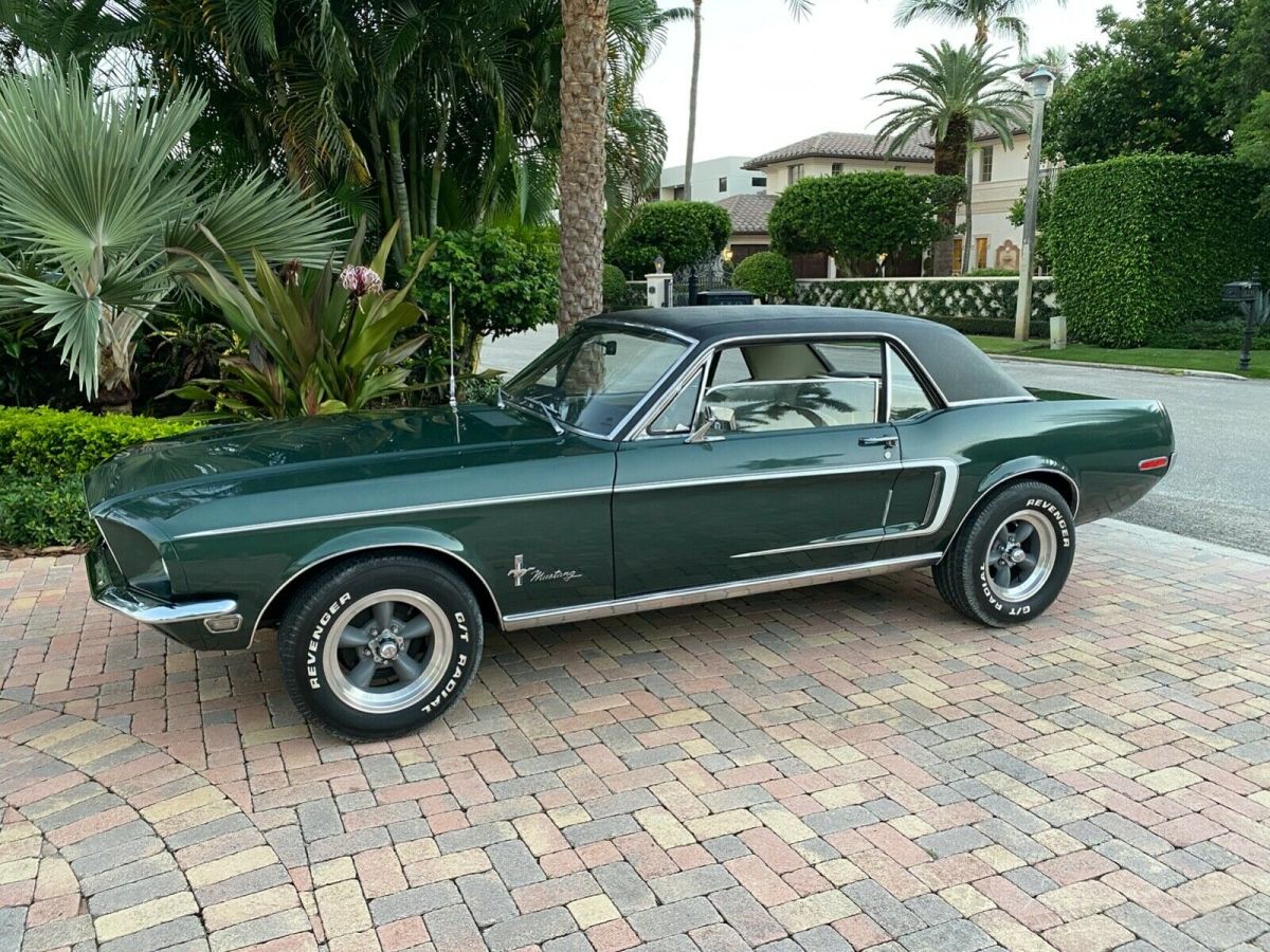 1968 ford mustang coupe 289ci auto pristine !