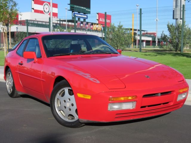 1989 porsche 944 951 turbo s, 247hp 4cyl, 5-spd, factory reno cassette, cold a/c