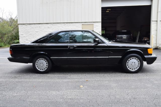 1985 mercedes benz 500sec desirable black/black no reserve