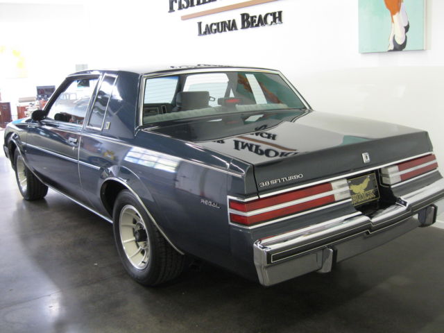 1987 buick regal grand national / t type turbo - showroom new / original