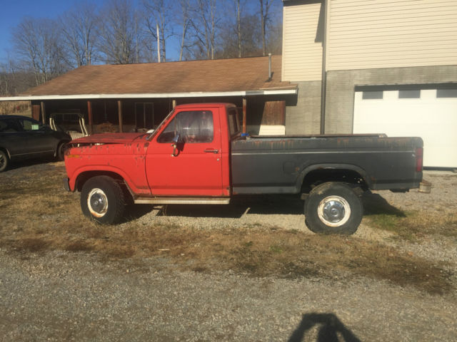 1980 ford 4x4 with a 351m (modified)