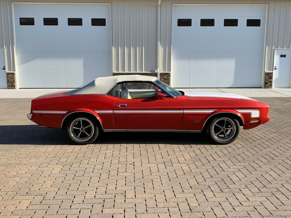1973 ford mustang convertible 302 v8 17" magnum 500 style wheels