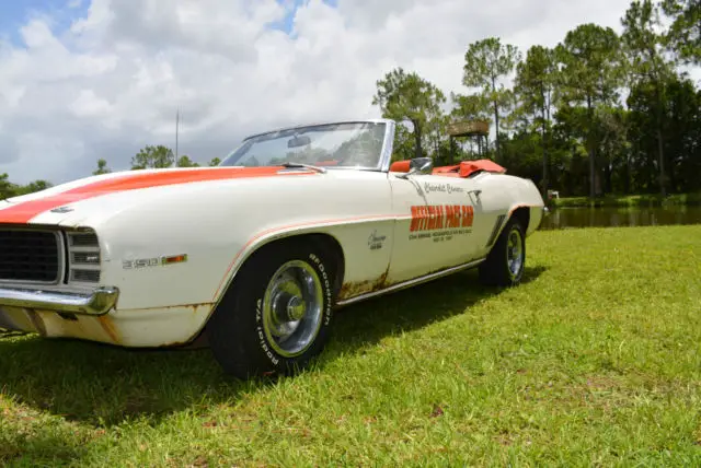 1969 chevrolet camaro convertible authentic pace car barn find all original