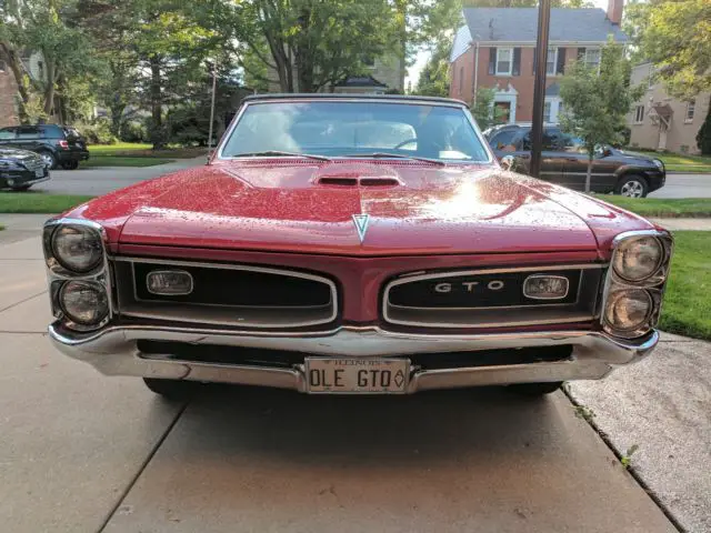 1966 pontiac gto tri-power 4 speed manual restored