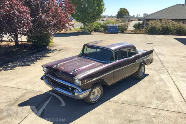 1957 chevy belair 2 door hardtop coupe (no post) project