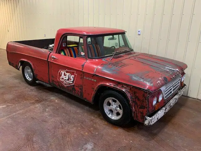 no reserve 1963 dodge d100 sweptline short box 5.7l fuel injected custom tubbed