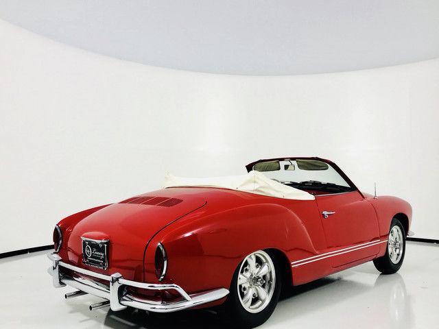 1964 volkswagen karmann ghia red convertible manual