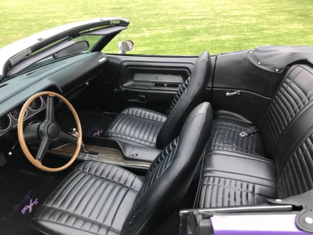 dodge challenger convertible 440/6 pack "plum crazy"