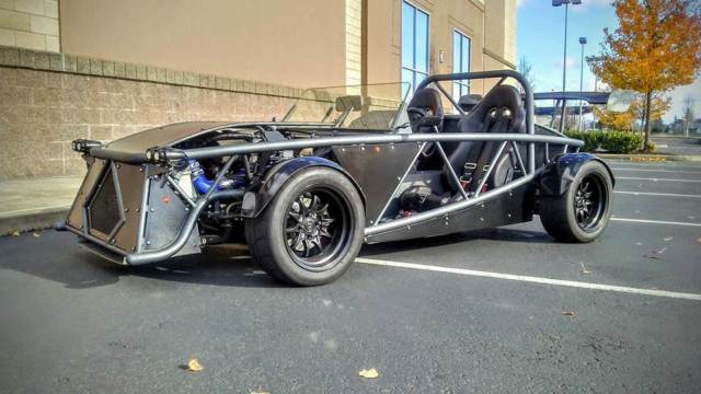 custom built summer race car based on turbo miata drivetrain
