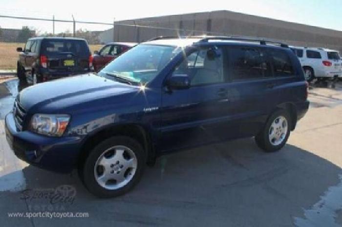 2006 toyota highlander limited w/3rd row in dallas, tx
