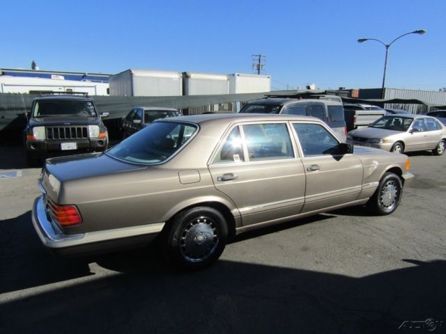 1990 mercedes-benz 560sel 4 dr used 5.6l v8 16v automatic no reserve