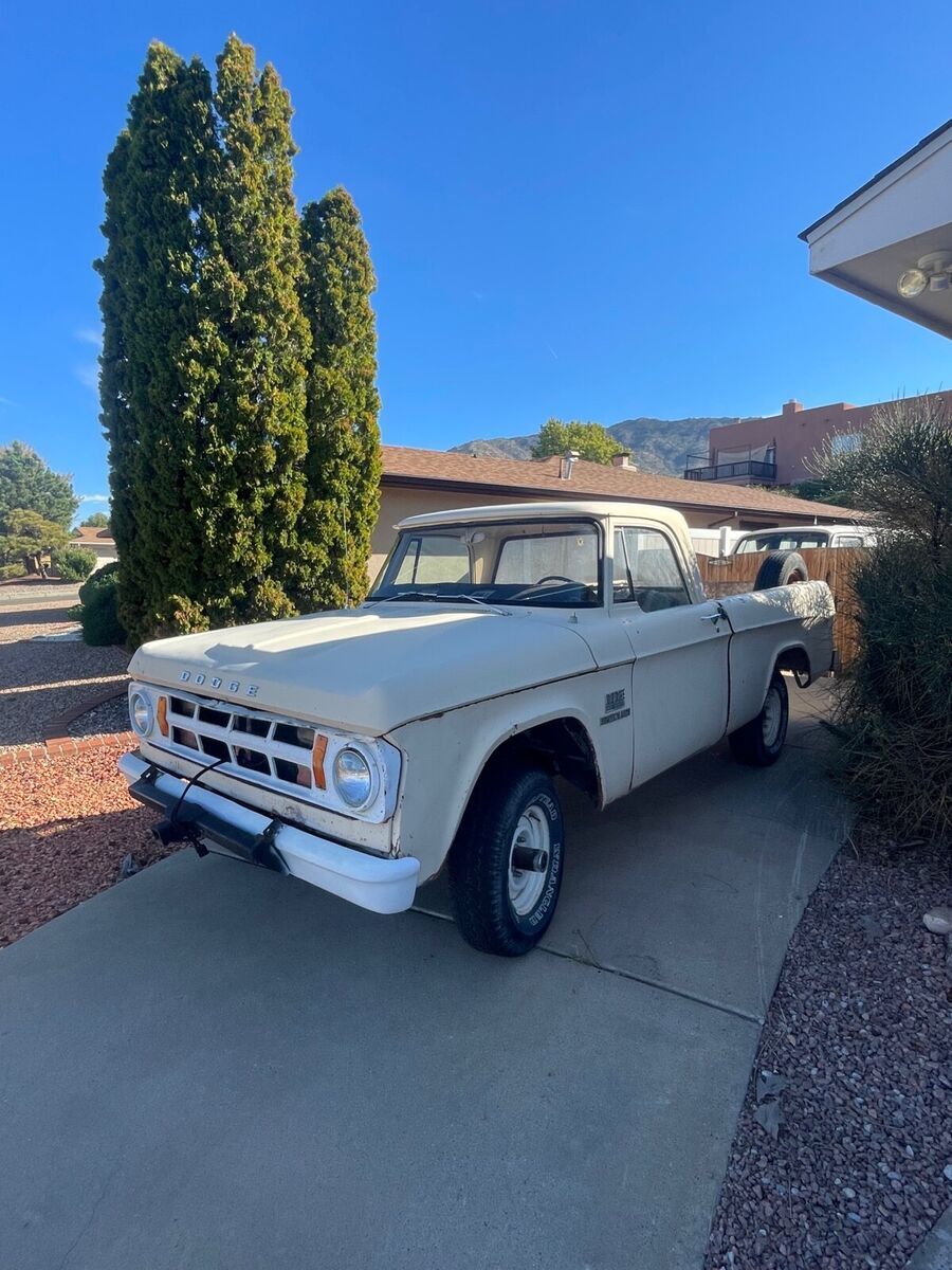1969 dodge power wagon pickup brown 4wd manual