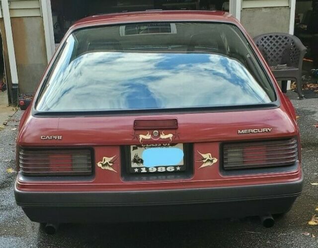 1986 mercury capri 5.0 hatchback