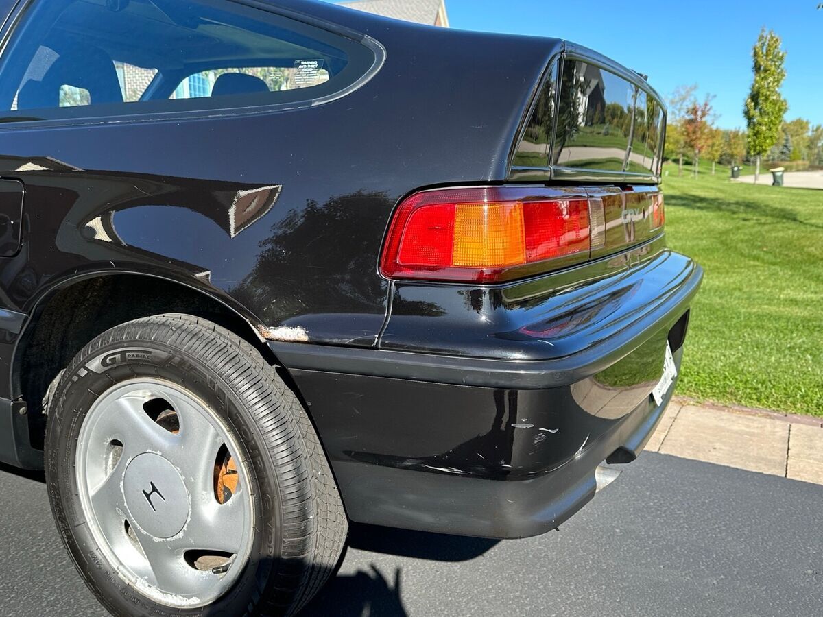 1991 honda civic black fwd manual crx si