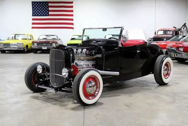 1931 ford roadster 8561 miles black convertible 307 v8 automatic