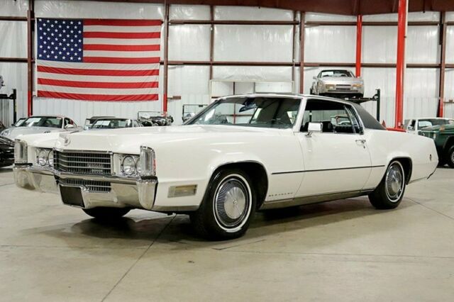 1970 cadillac eldorado 60939 miles cotillion white coupe 500ci / 8.2l v8 automa