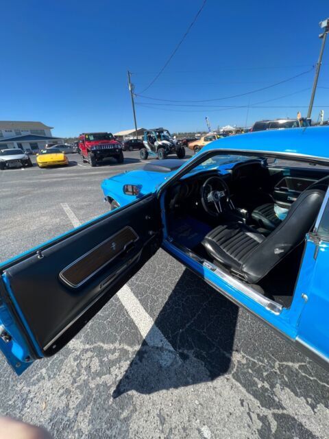1970 ford mustang coupe blue fwd automatic