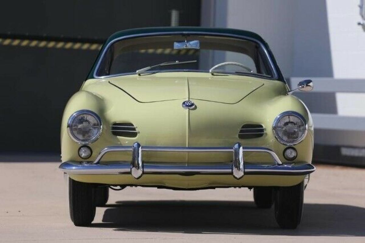 1958 volkswagen karmann ghia lowlight coupe 54 miles yellow coupe manual