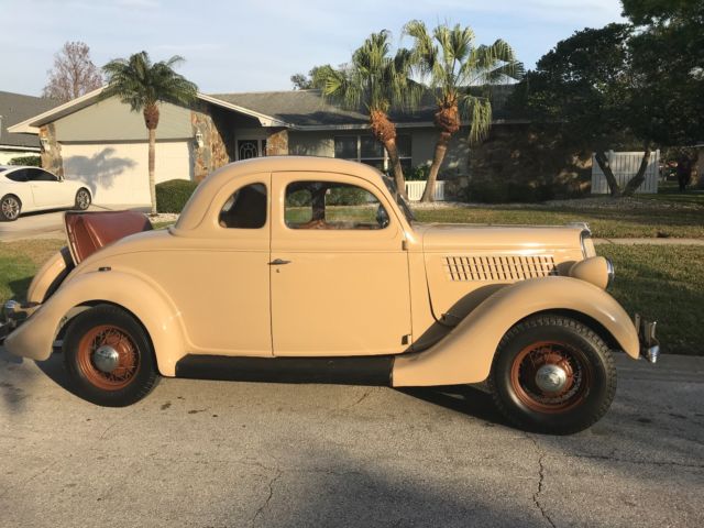 1935 ford 5 window coupe all steel with rumble seat