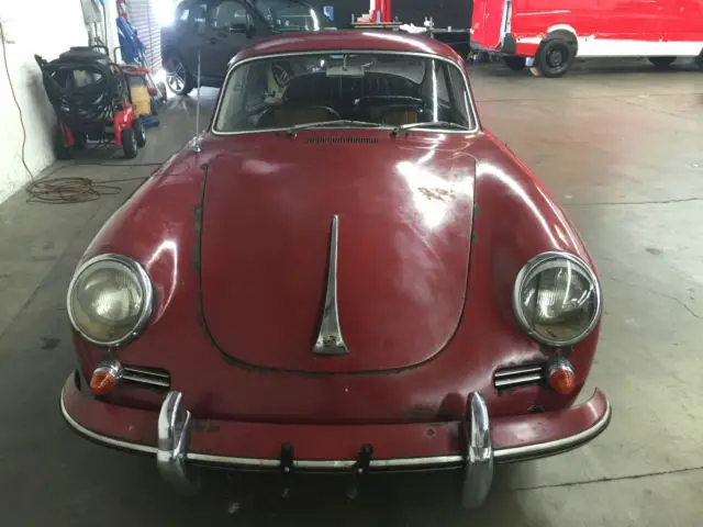 1964 porsche 356c coupe matching numbers garage find sitting for decades no rust