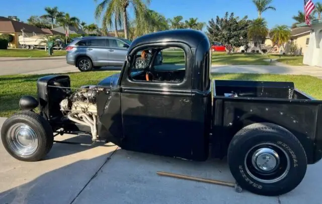 1947 ford f1 pickup black rwd automatic